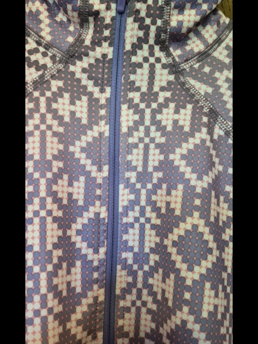 Nike Pro Dri-Fit Fair Isle Running 1/4 Zip Pullover Women’s XL Thumbholes